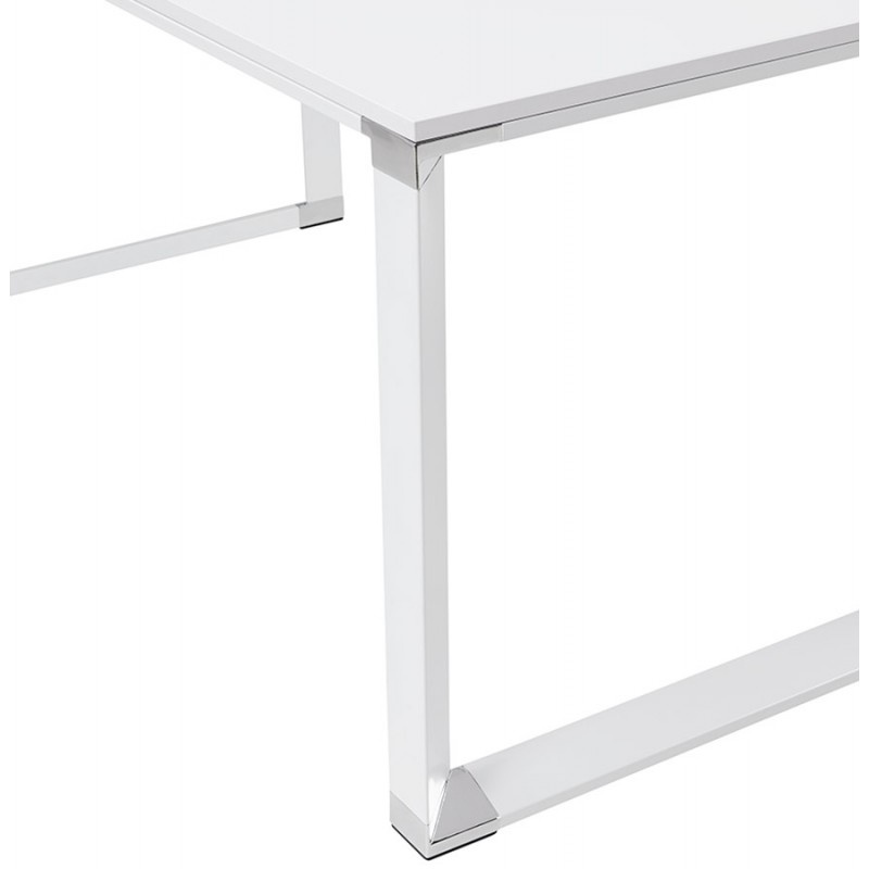 Bureau d'angle design en bois (200x200 cm) CORPORATE (finition blanc) - image 59617