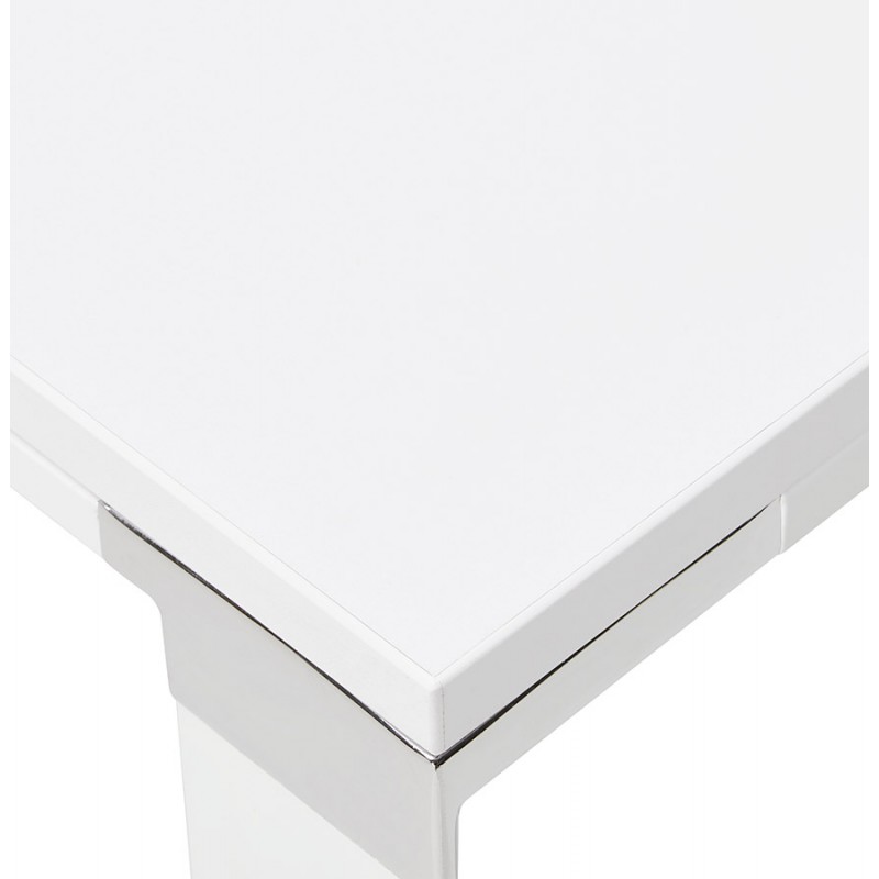 Bureau d'angle design en bois (200x200 cm) CORPORATE (finition blanc) - image 59618