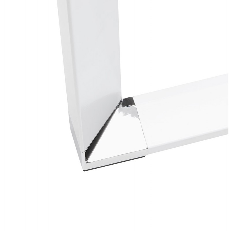 Bureau d'angle design en verre trempé (200x200 cm) MASTER (finition blanc) - image 59631