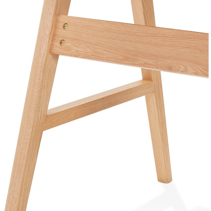 Diseño de escritorio recto en madera (70x120 cm) CURT (acabado natural) - image 59658