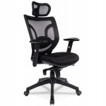 Ergonomic office chair in SEATTLE fabric (black)