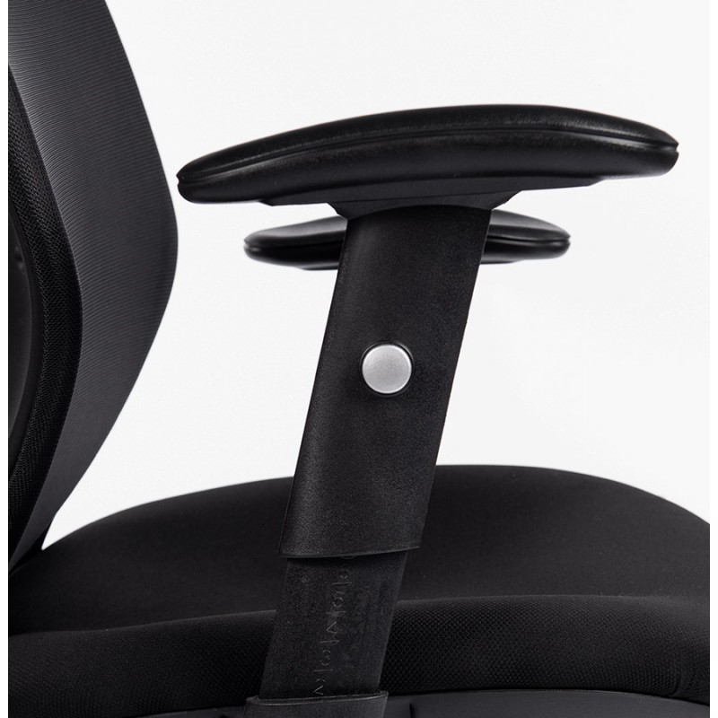 Fauteuil de bureau ergonomique en tissu SEATTLE (noir) - image 59742