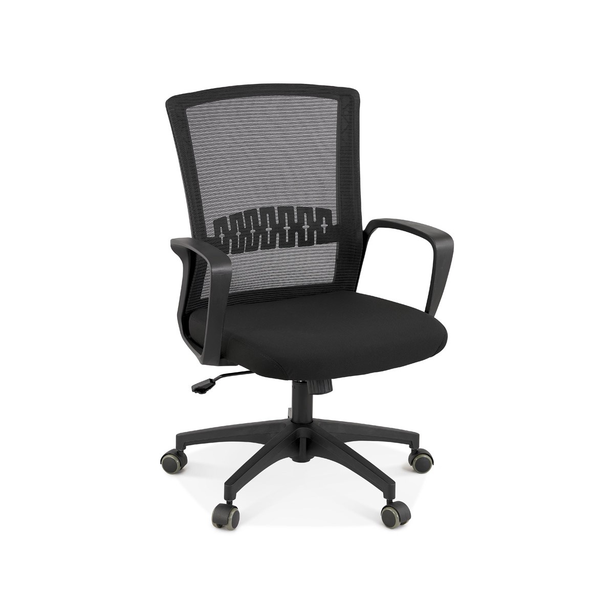 Chaise de bureau avec accoudoirs sur roulettes AMADEO (blanc) - Fauteuils  et chaises de bureau