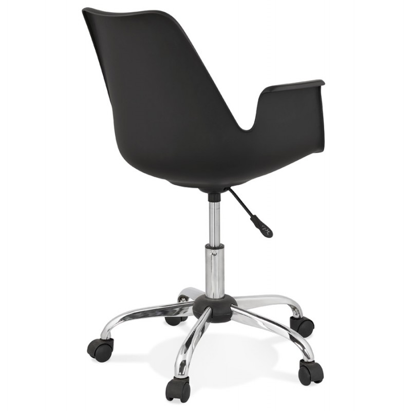 Office chair with armrests LORENZO (black) - image 59763