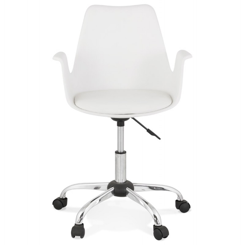 Chaise de bureau avec accoudoirs LORENZO (blanc) - image 59774