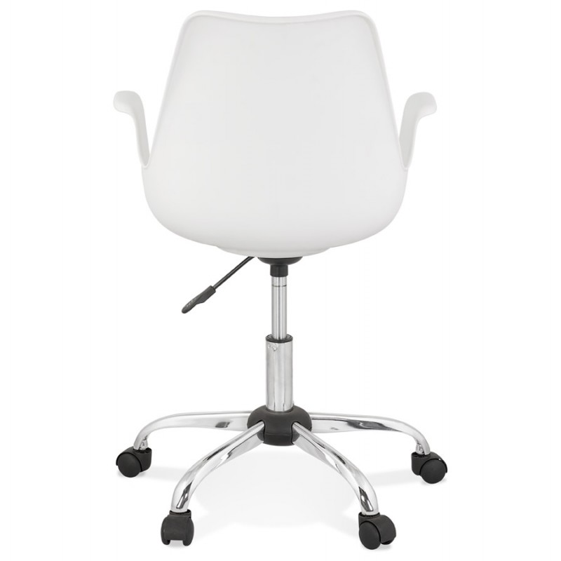 Office chair with armrests LORENZO (white) - image 59777