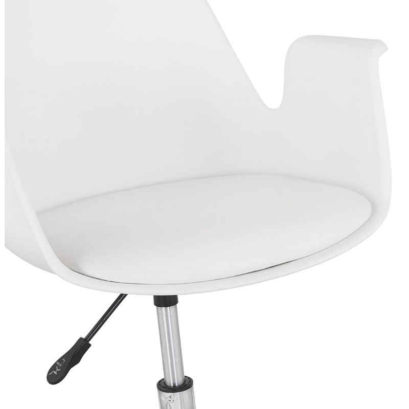 Chaise de bureau avec accoudoirs LORENZO (blanc) - image 59779