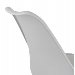 Silla de oficina de diseño sobre ruedas ANTONIO (gris)