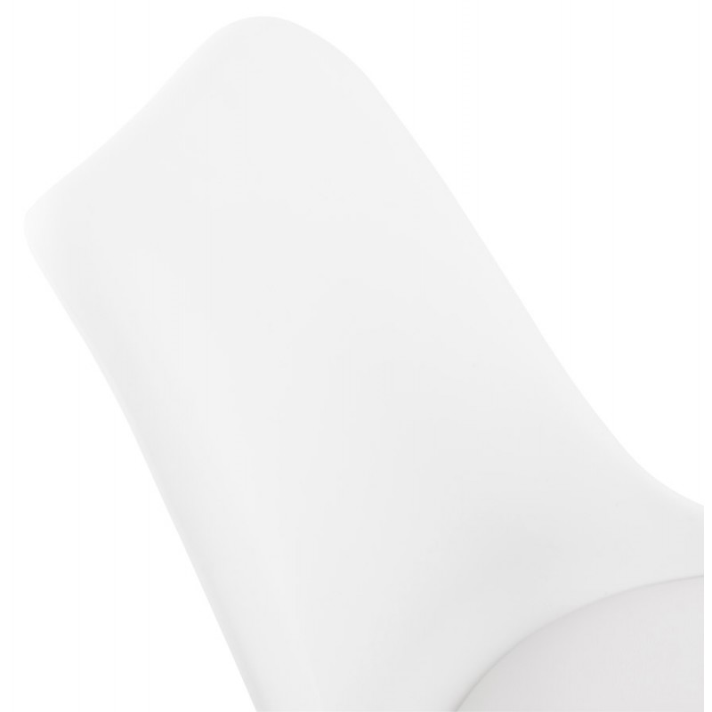 Chaise de bureau design sur roulettes ANTONIO (blanc) - image 59817