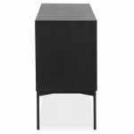 Sideboard 2 doors 3 drawers 160 cm ALONZO (black)