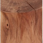 Mesa auxiliar de madera maciza SOLY (natural)