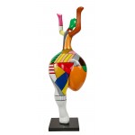 Dekorative Harzstatue DANCER (H150 cm) (mehrfarbig)