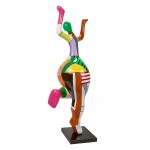 Estatua decorativa de resina DANCER (H150 cm) (multicolor)
