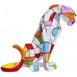 Decorative resin statue PANTHERE (H45 cm) (multicolored)