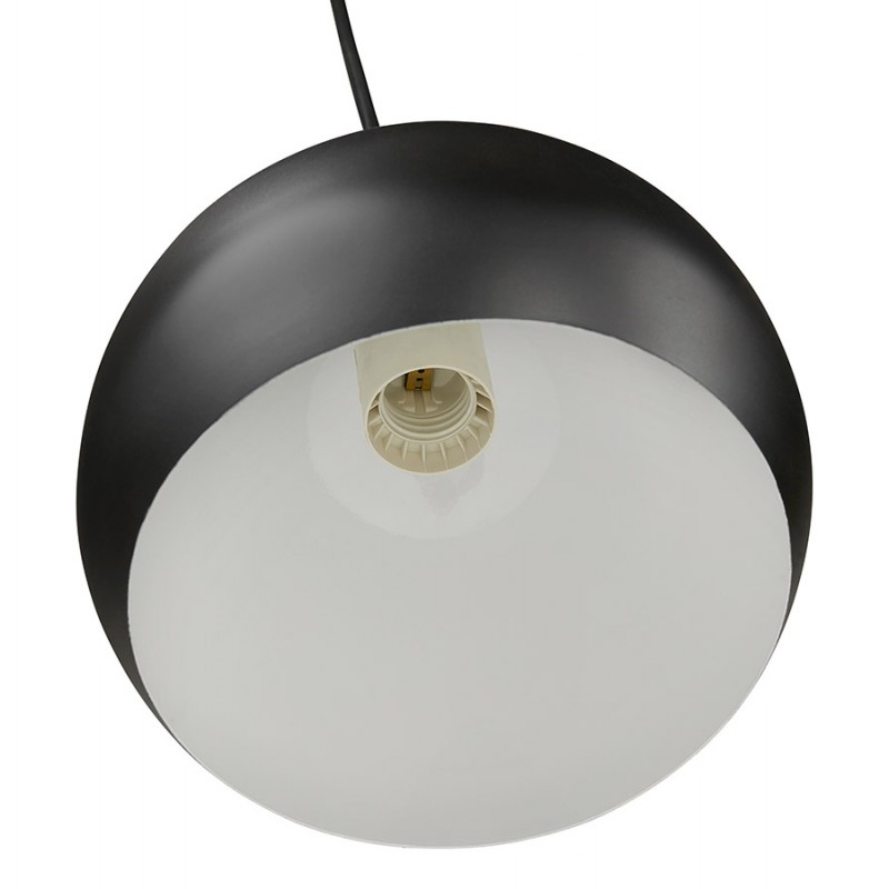 Lampada a sospensione in metallo 3 sfere OLIVIA (nero) - image 60176