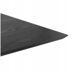 Design table square foot black ADRIANA (black) (70x70 cm)
