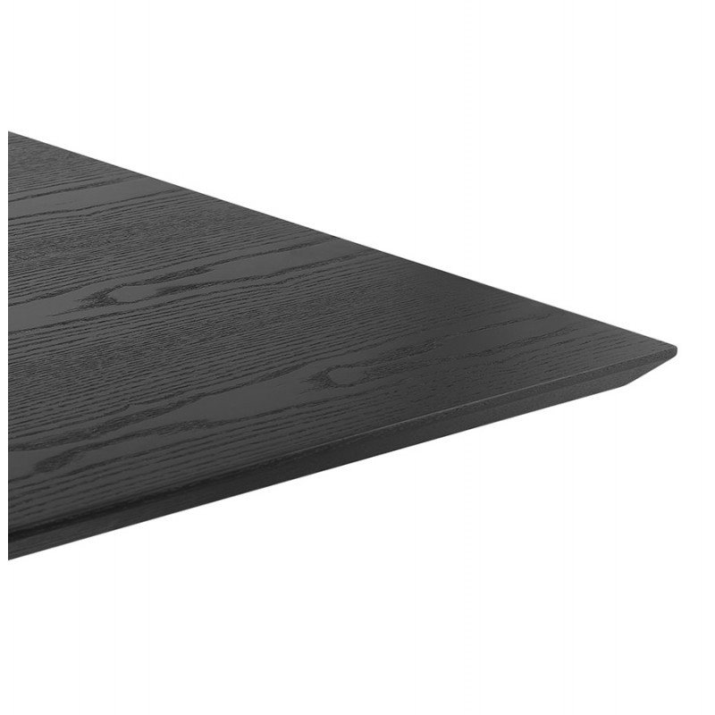 Table design carré pied noir ADRIANA (noir) (70x70 cm) - image 60248