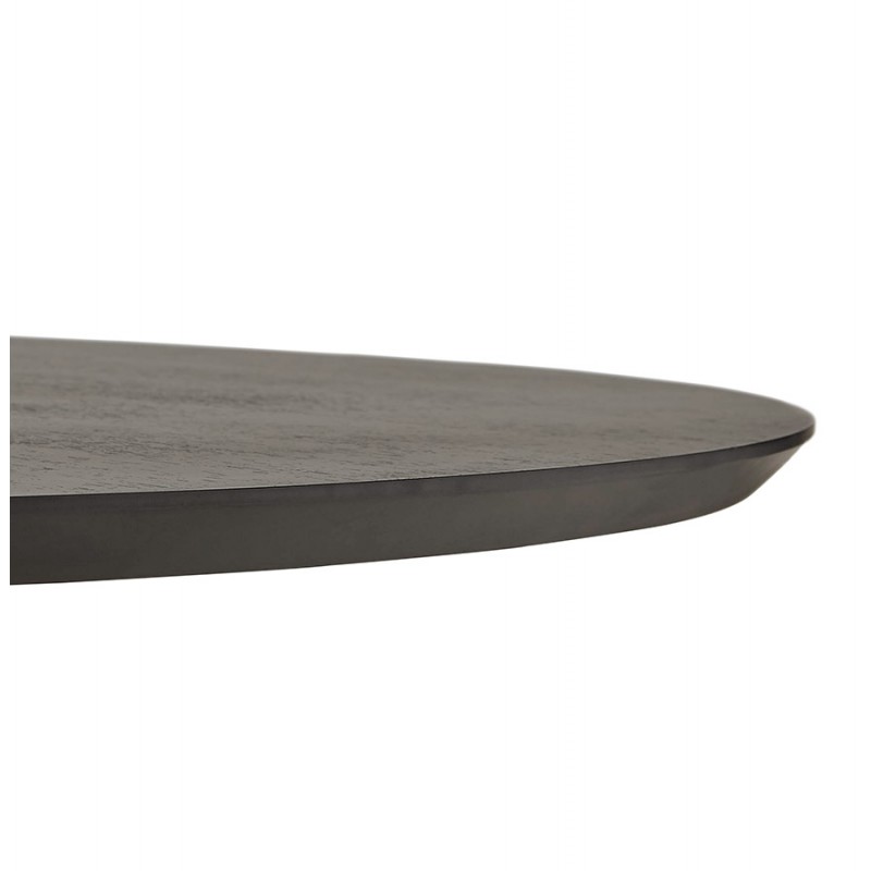 Table à manger ronde design pied noir WANNY (Ø 140 cm) (noir) - image 60255