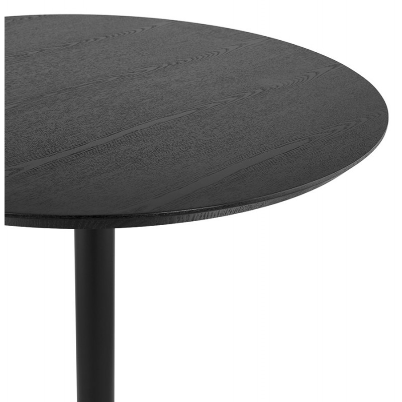 Table à manger ronde design pied noir SHORTY (Ø 80 cm) (noir) - image 60282