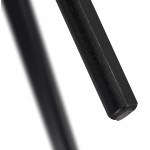 Runder Esstisch Industriedesign ALICIA (Ø 90 cm) (schwarz)