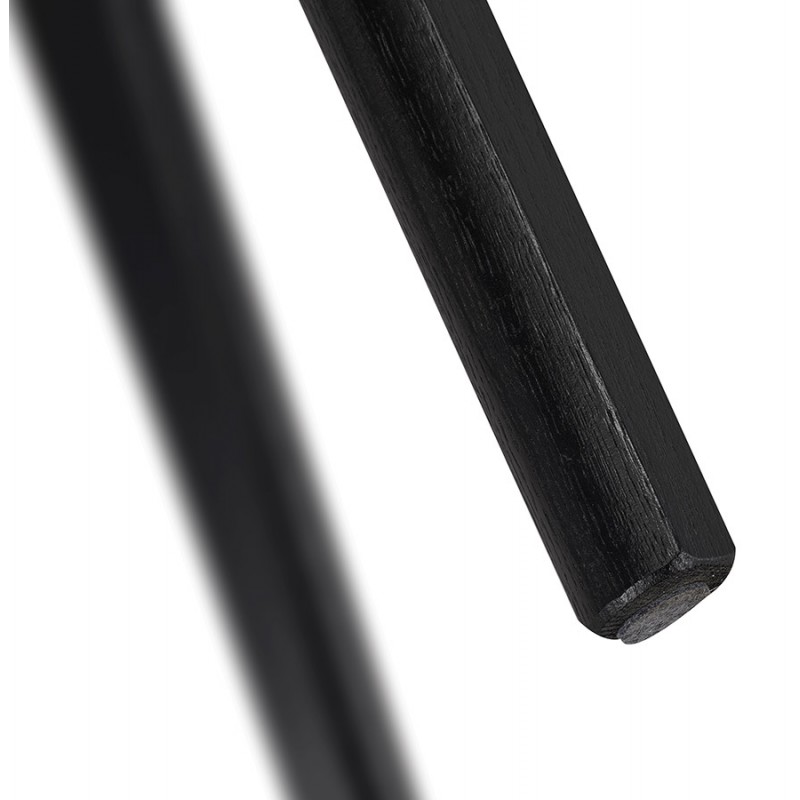 Mesa de comedor redonda diseño industrial ALICIA (Ø 90 cm) (negro) - image 60353