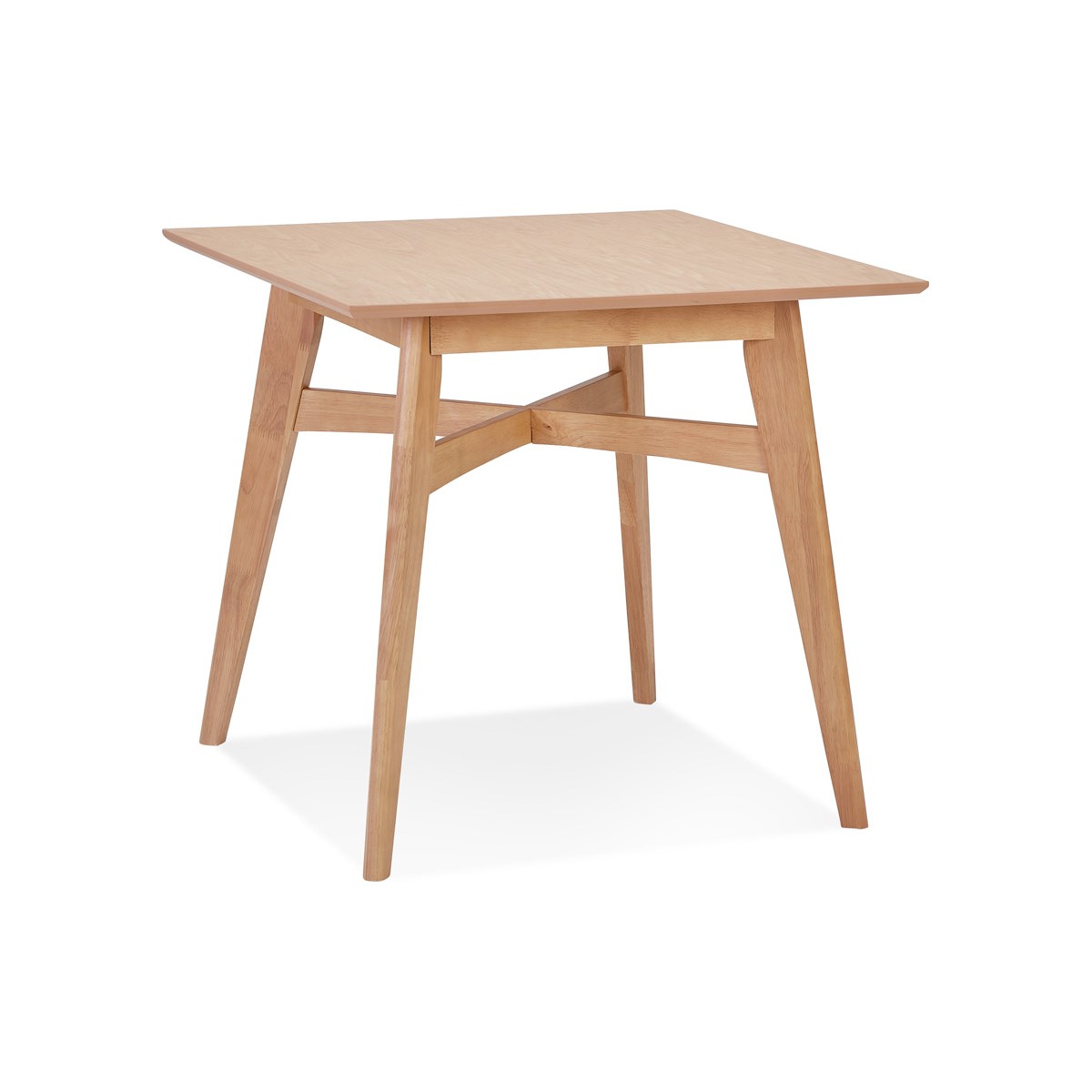 Tavolino quadrato da pranzo in legno in stile scandinavo