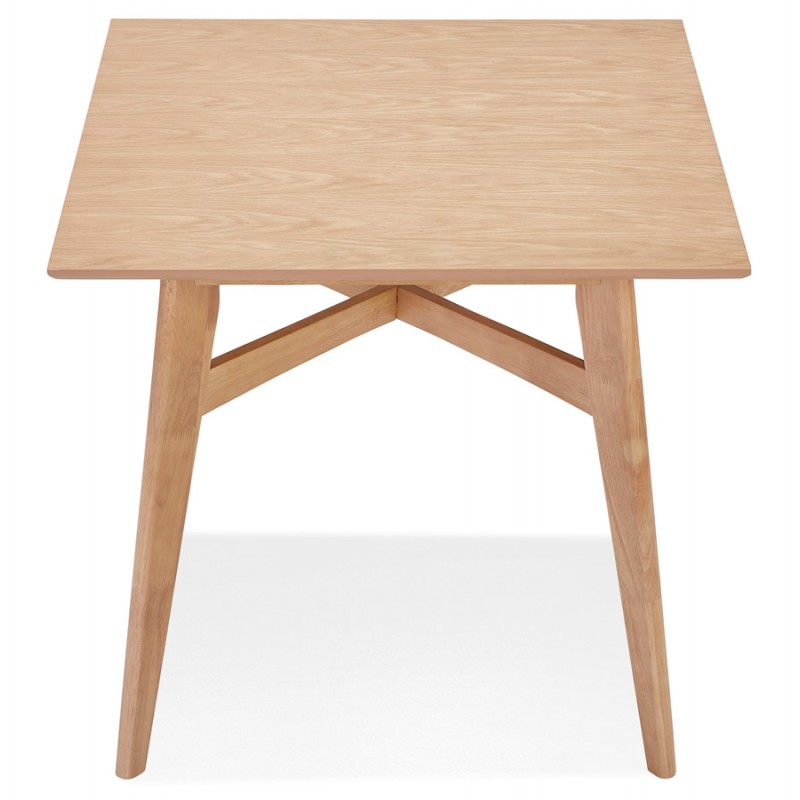 Dining table design square wooden MARTIAL (80x80 cm) (natural) - image 60598