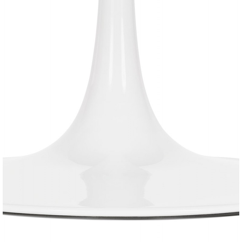 Mesita redonda de diseño de pie redondo blanco (Ø 90) MARTHA (blanco) - image 60724