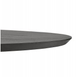 Mesa de centro diseño pie redondo negro (Ø 90) MARTHA (negro)