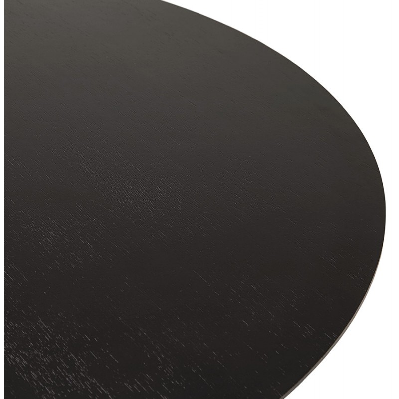 Table basse design ronde pied noir (Ø 90) MARTHA (noir) - image 60727