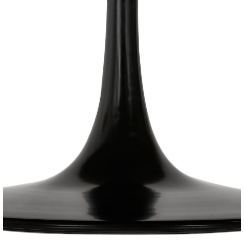 Table basse design ronde pied noir (Ø 90) MARTHA (noir) - image 60728