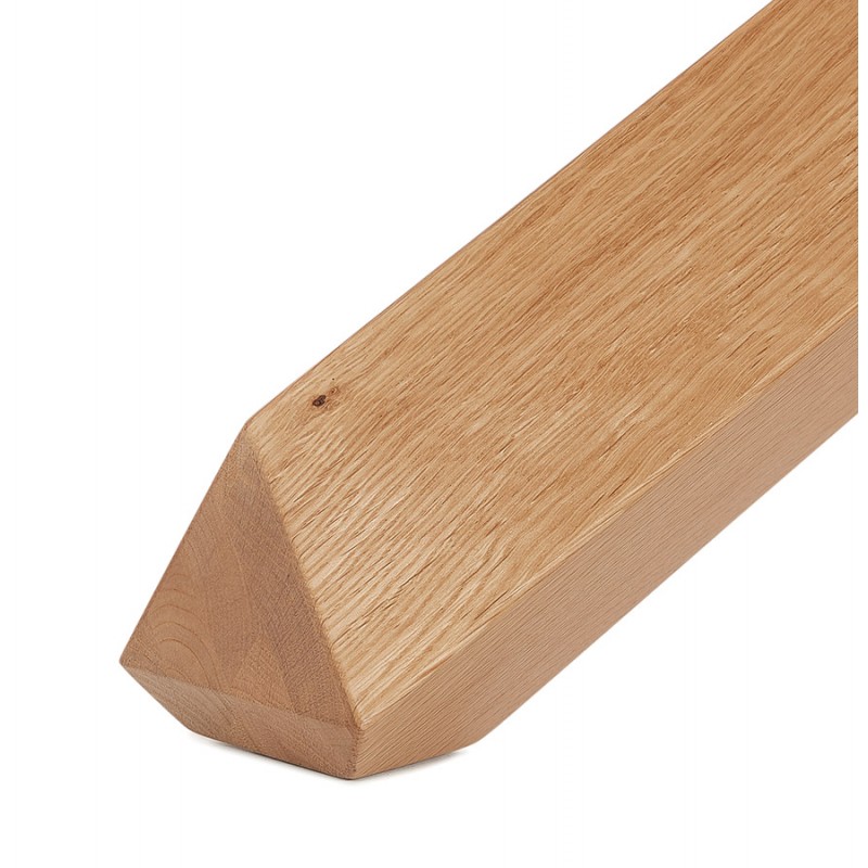 Tavolino rotondo di design in legno NICOLE (Ø 80 cm) (bianco opaco lucido) - image 60776