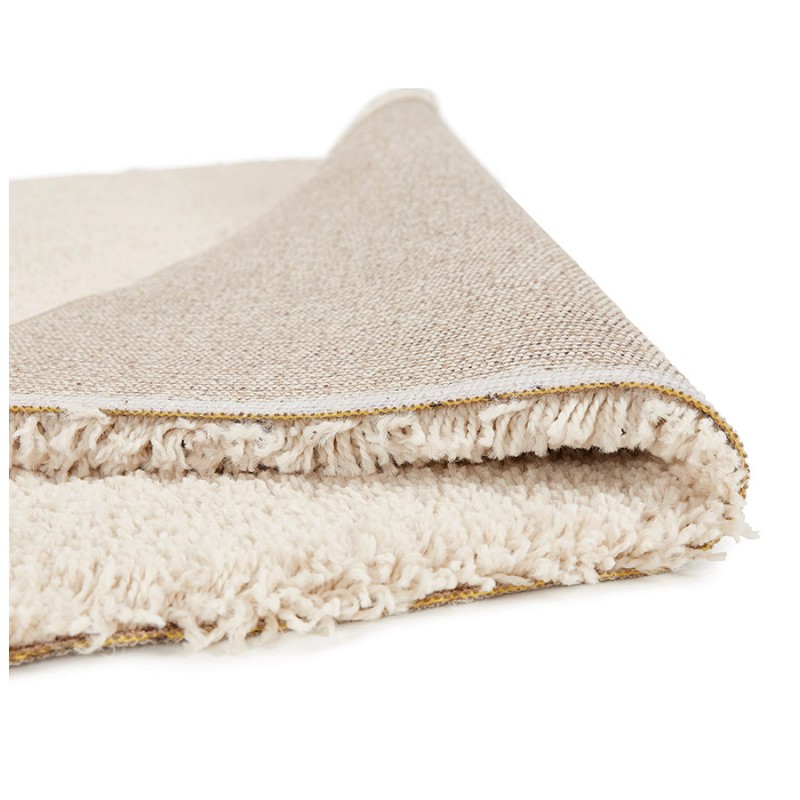 Rectangular design carpet in polypropylene SABRINA (240x330 cm) (beige) - image 60857