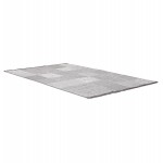 Rectangular design polypropylene carpet MARTINE (200x290 cm) (grey)