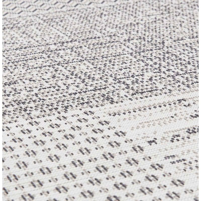 Rechteckiger Design-Teppich aus Polypropylen MARTINE (200x290 cm) (grau) - image 60868