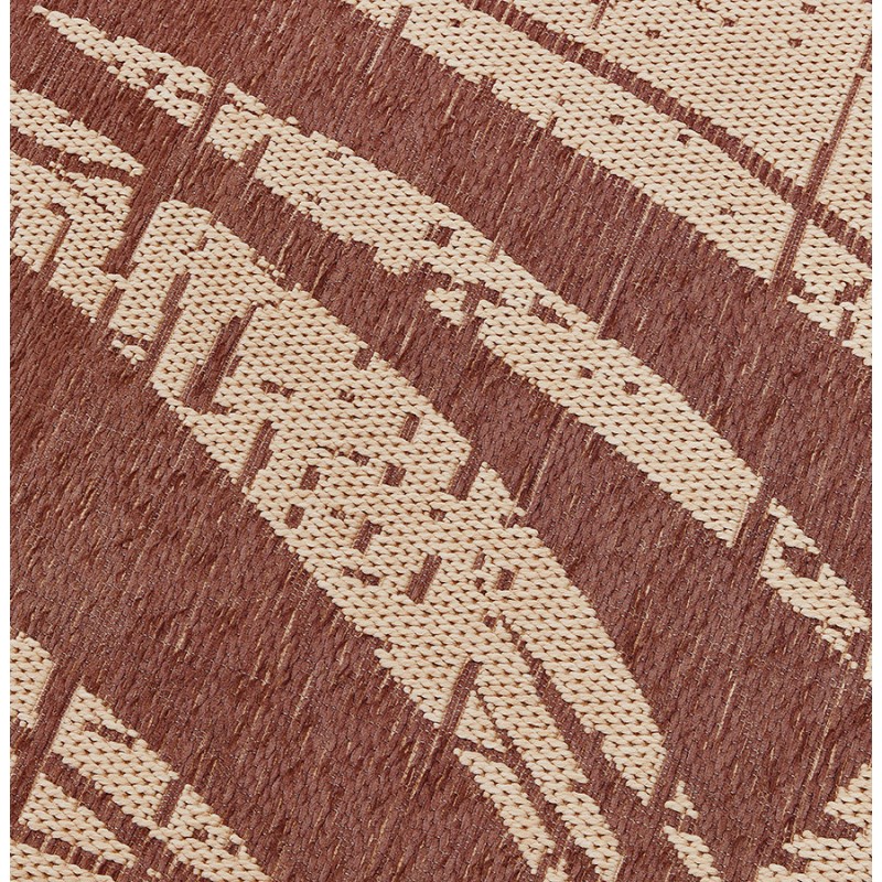 Alfombra rectangular de diseño en polipropileno JOUBA (200x290 cm) (marrón) - image 60889