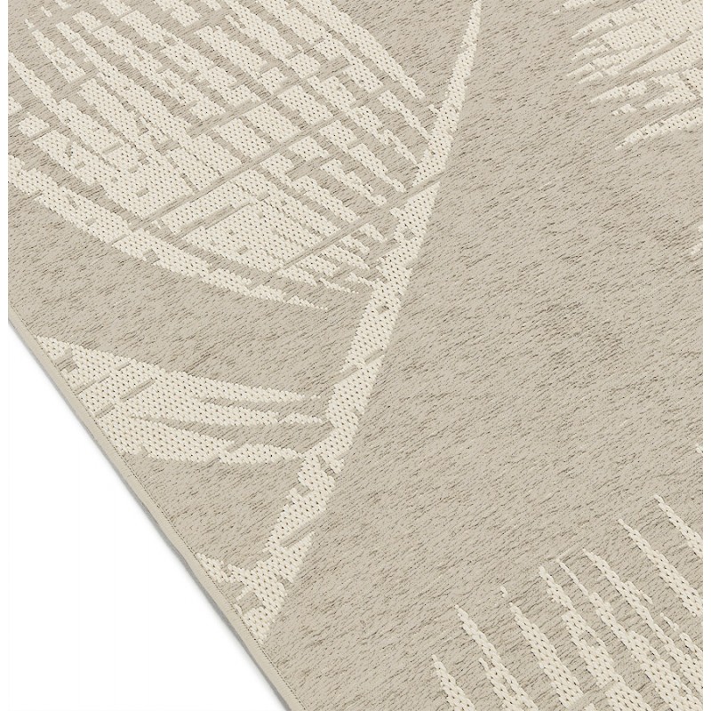 Rectangular design carpet in polypropylene JOUBA (200x290 cm) (beige) - image 60901