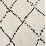 Berber rectangular design rug in polypropylene MAYA (240x330 cm) (beige)