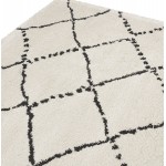 Berber rechteckiger Designteppich aus Polypropylen MAYA (200x290 cm) (beige)