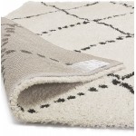 Berber rectangular design rug in polypropylene MAYA (200x290 cm) (beige)