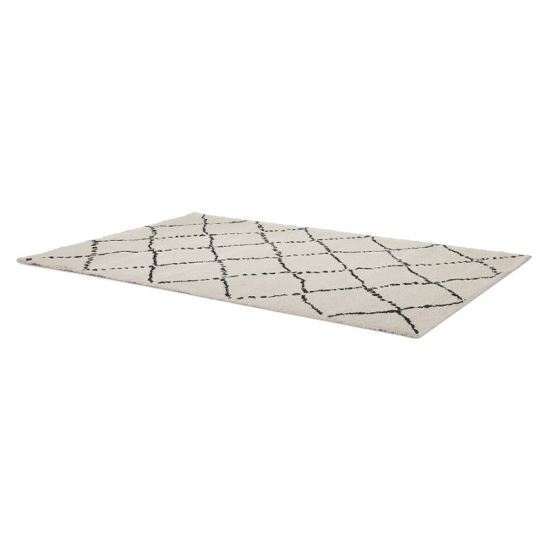 Alfombra de diseño rectangular bereber en polipropileno MAYA (160x230 cm) (beige) - image 60970