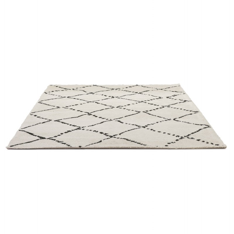 Berber rectangular design rug in polypropylene MAYA (120x170 cm) (beige) - image 61006