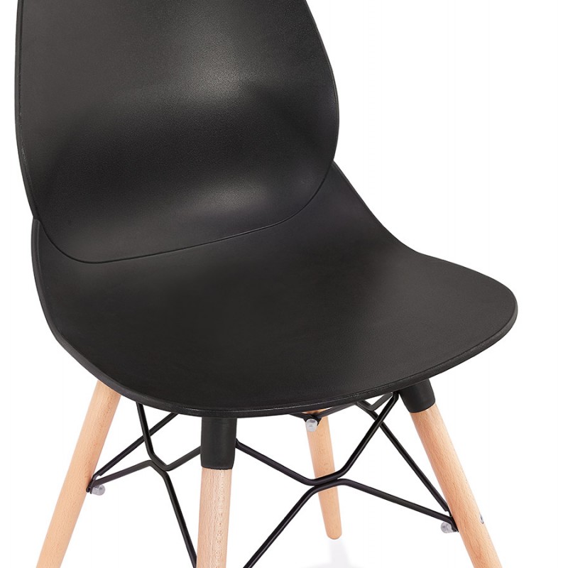 Chaise design scandinave EZRA (noir) - image 61385