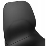 Silla de diseño escandinavo EZRA (negro)