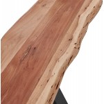 Banco de madera maciza de acacia LANA (180 cm) (natural)