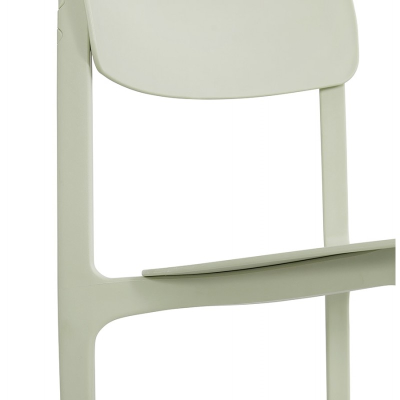 Chaise design en polypylène Intérieur-Extérieur SILAS (vert) - image 61481