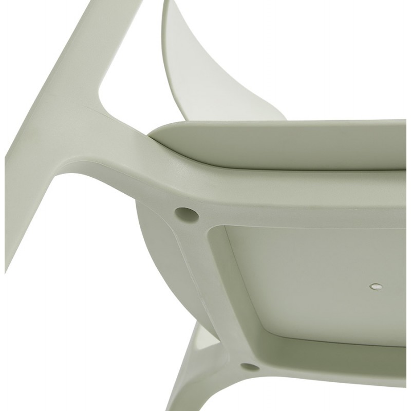 Chaise design en polypylène Intérieur-Extérieur SILAS (vert) - image 61483