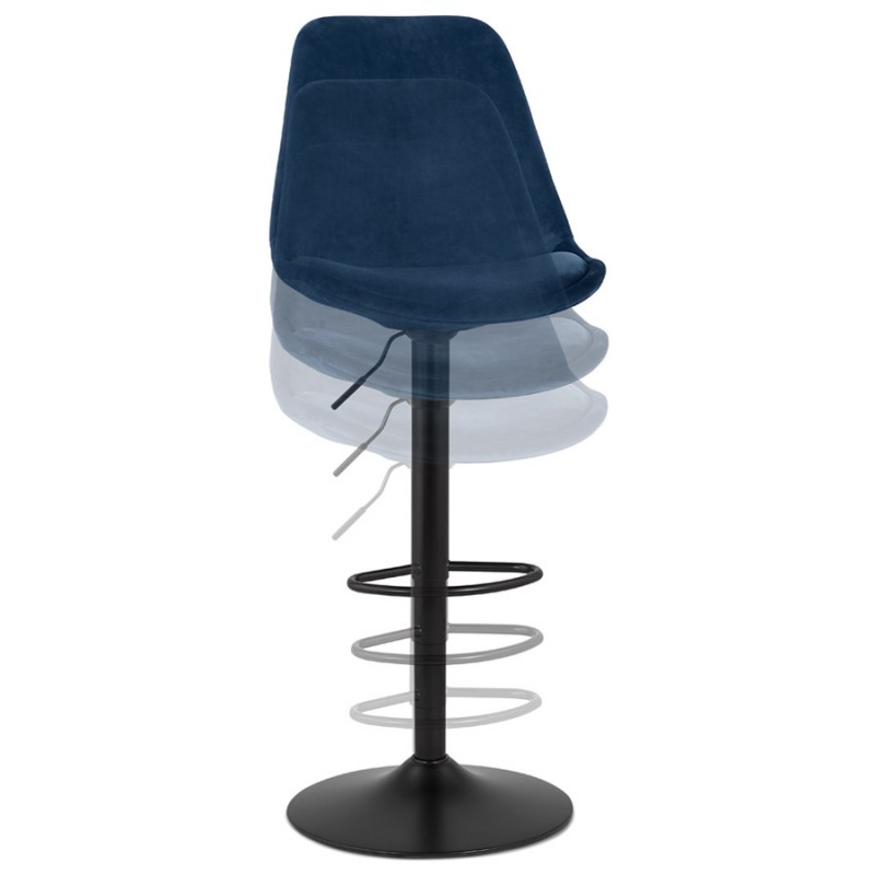 Design-Stuhl aus Polypylen Indoor-Outdoor SILAS (blau) - image 62022