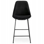 Snack stool mid-height industrial feet metal black FANOU MINI (black)