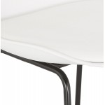 vintage bar stool feet metal black LYDON (white)